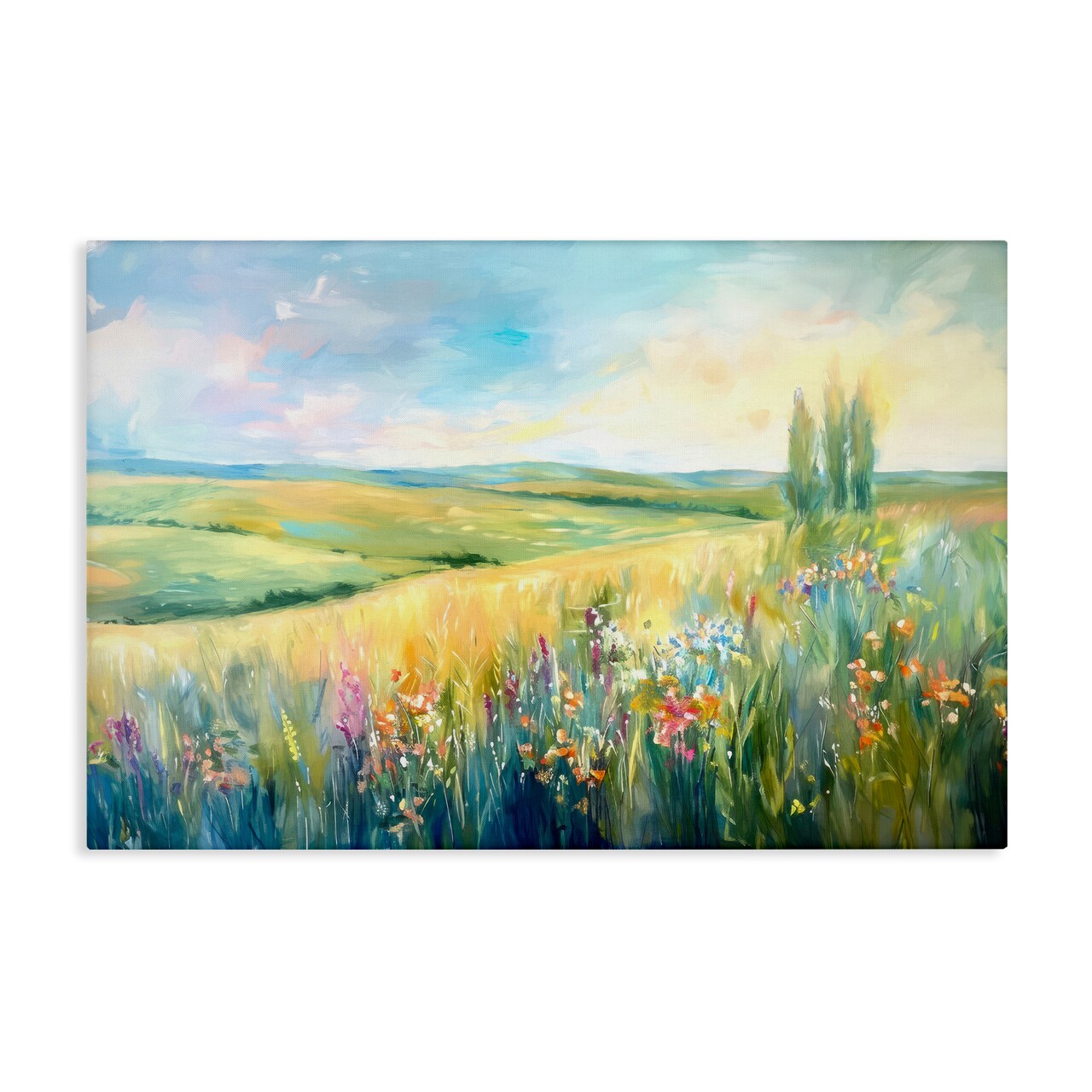 Stupell Industries Lush Prairie Paradise Canvas Wall Art Design by Ramona Murdock